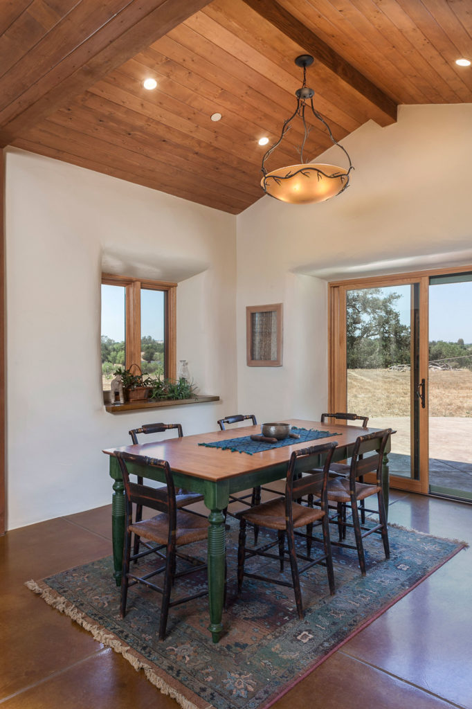 STRAW BALE CUSTOM HOME - SUSTAINABLE INDOOR COOLING - Santa Ynez, CA