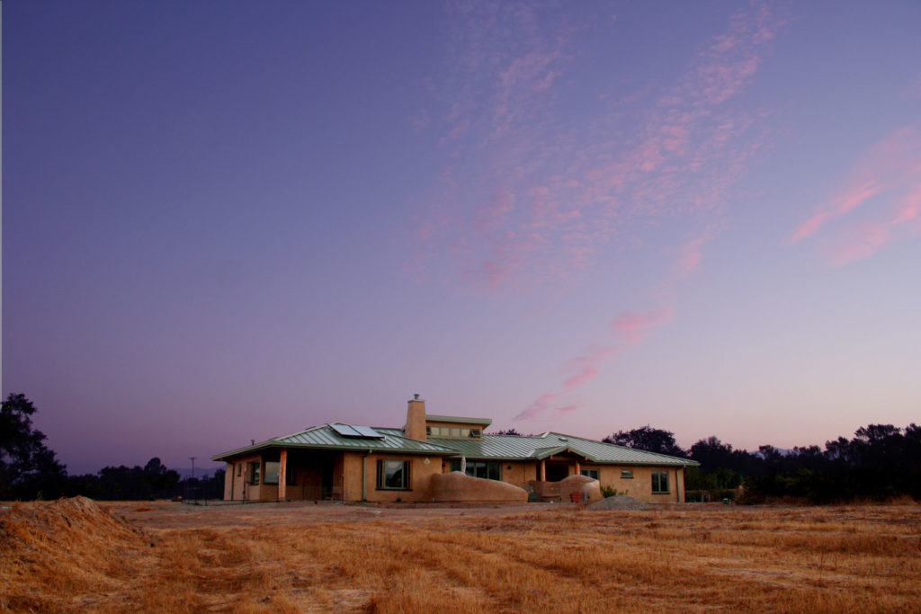 STRAW BALE CUSTOM HOME - SUSTAINABLE INDOOR COOLING - Santa Ynez, CA