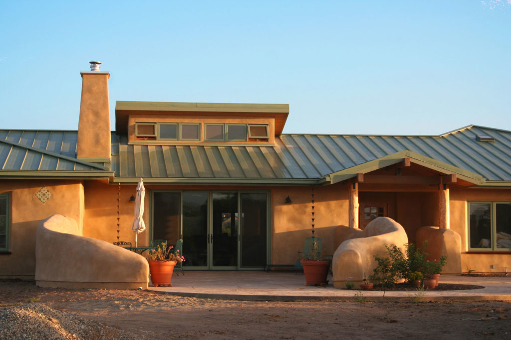 STRAW BALE CUSTOM HOME - SUSTAINABLE INDOOR COOLING - Santa Ynez, CA