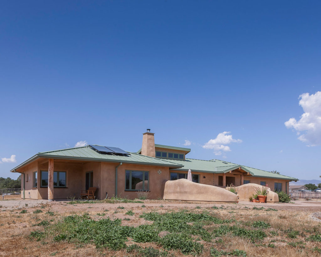 STRAW BALE CUSTOM HOME - SUSTAINABLE INDOOR COOLING - Santa Ynez, CA