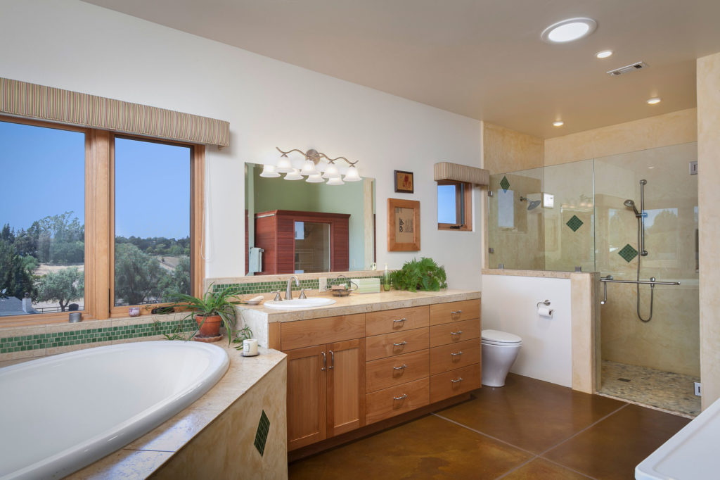 STRAW BALE CUSTOM HOME - SUSTAINABLE INDOOR COOLING - Santa Ynez, CA